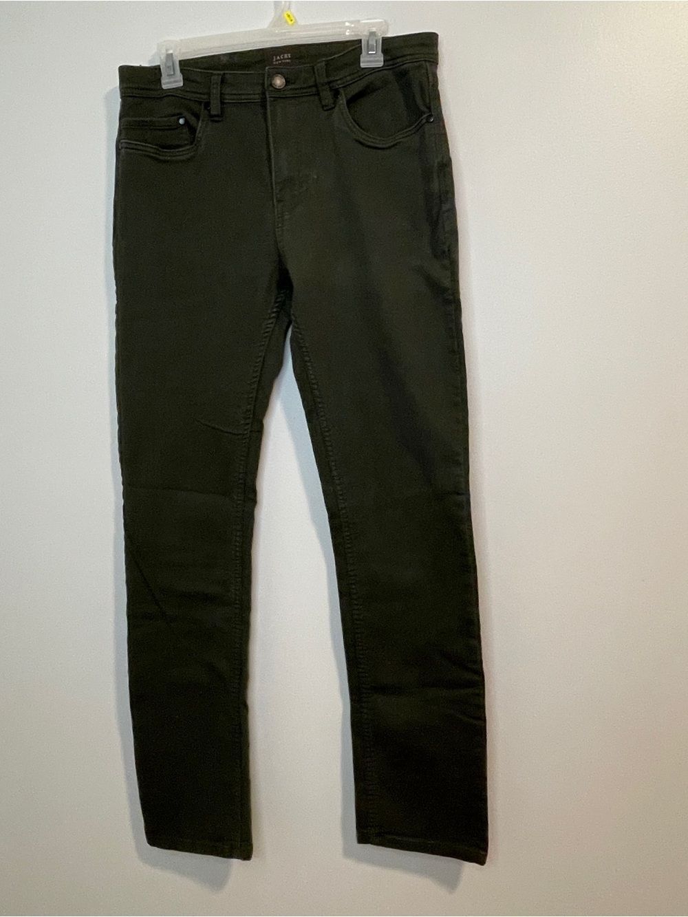 Jachs Men’s Straight Jeans in Olive Green 32x34